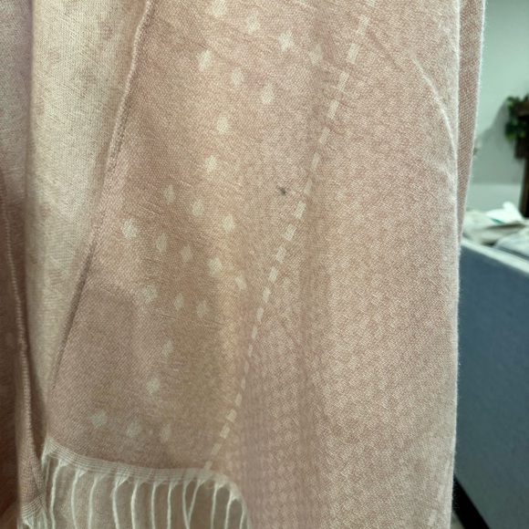 Gentle Fawn Medium/Large Blush & White Hermosa Cover Up/Kimono with Fringe Boho - Picture 4 of 10